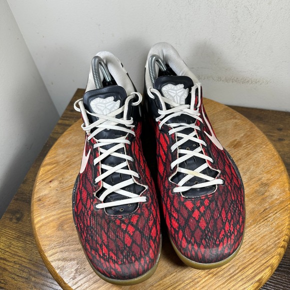 Nike Kobe 8 iD Red Black Basketball Shoes 586174-991 Mens 11.5 main image 7